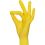 Ampri Style Nitril Handschuhe, Lemon, puderfrei, unsteril: Gr. L