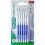 GUM Bi-Direction Interdentalbürsten, 6 Stück, hellblau, 0,6 mm, Kerze