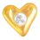 izi Herz / Diamant 0,01 kt - gold
