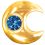 izi Mond / Saphir-Schmuckstein - gold