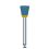 Edenta StarGloss Keramikpolierer, 1. Stufe, blau: Gr. 060, Fig. R2620