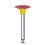 Edenta StarGloss Keramikpolierer, 2. Stufe, rosa: Gr. 100, Fig. R2730