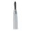 wellsamed brushtip short Applikationspinsel: x-fein, schwarz/transparent