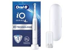 Oral-B iO Series 4 Quite White elektrische Zahnbürste mit Reiseetui 