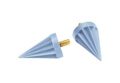 Prophy Cups Pointed Polisher LF Screw, Firm, blau