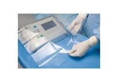 Transparente Tasche mit Verschlussbändern, steril