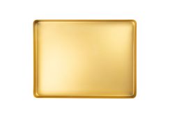 Minitray Boden ungelocht Alu: gold