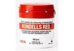 Rondell Plaque-Indikator Pellets: rot