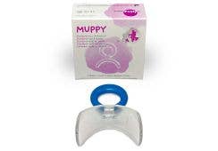 Muppy Mundvorhofplatte, MVP-S, Standard, starr, Gr. 2, weiß