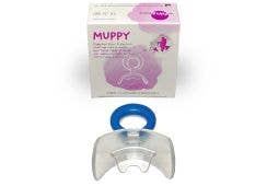 Muppy Mundvorhofplatte MVP-K, mit Käppchen, starr, Gr. 2, weiß