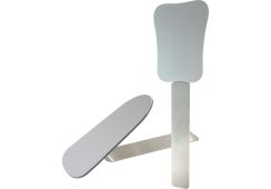 Intra-Oral-Spiegel mit Griff, 100 x 68 mm, palatinal
