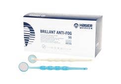 H&W Mundspiegel Brillant Anti-Fog: blau-transparent