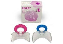 Muppy Mundvorhofplatte, MVP-S, Standard, starr, Gr. 1, weiß
