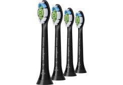 Sonicare W Optimal White Standard-Bürstenköpfe: schwarz, 4 Stück