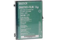 Gnatho-Film, 16my, 70 x 100 mm: blau