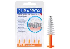 CURAPROX regular, 5 Stück: CPS 14, orange, kon., fein, >1,5 mm