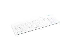 Kapazitive Wireless Glastastatur mit Touchpad, USB