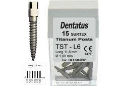 DEN Surtex Wurzelstifte TITAN L, 11.80 mm: Gr. 6, Ø 1.80 mm