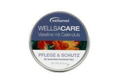 wellsacare Cream Vaseline Ringelblume für trockene und rissige Hände/Ellbogen
